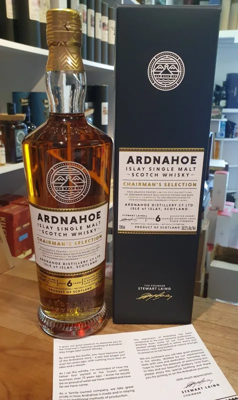 Ardnahoe – Chairman's Selection 6 Year Old Heavily Peated Oloroso Cask
