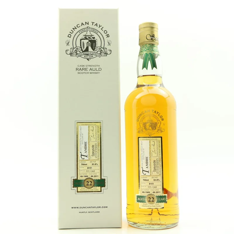 Tamdhu – 1989 22 Year Old Duncan Taylor (70cl, 53.8%)