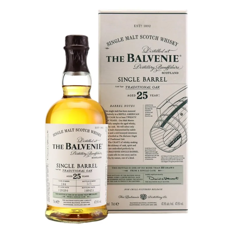 Balvenie – 1990 Single Barrel 25 Year Old Traditional Oak