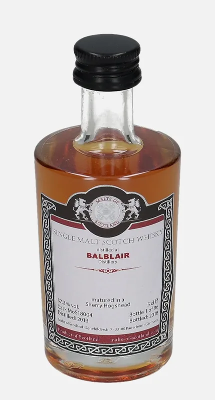 Balblair – 2013 Malts of Scotland (5cl, 57.2%)