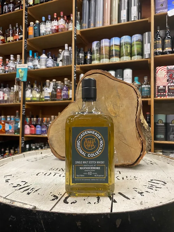 Mannochmore – 12 Year Old Bourbon Hogshead Matured Cadenhead's Original Collection (70cl)