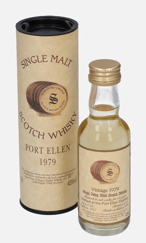 Port Ellen – 1979 14 Year Old Signatory Vintage Scotch Whisky Co. (5cl, 43%)