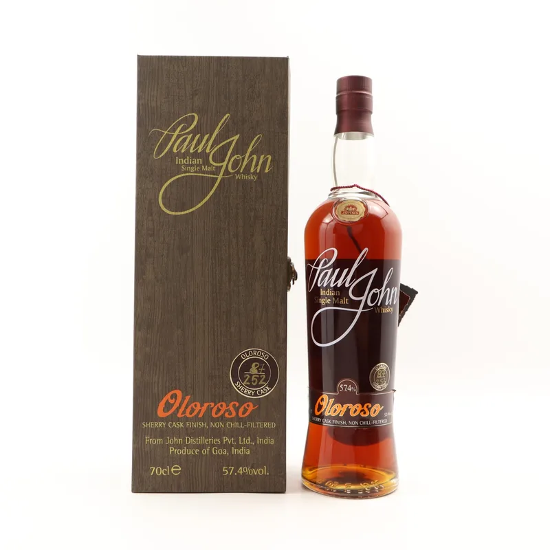 Paul John 7 Year Old Oloroso Finish (70cl, 57.4%)