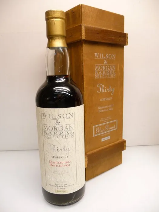 Glen Grant 1972 30 years old Single Cask 692 in woodbox - Wilson & Morgan - b. 2002 - 70cl