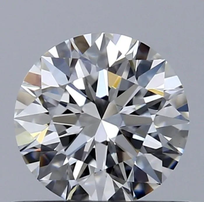 1 pcs Diamond (Natural) - 0.53 ct - Round - E - IF - Gemological Institute of America (GIA) - Ex Ex Ex