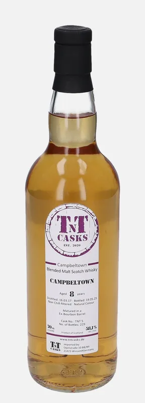 Campbeltown – 2017 8 Year Old TnT Casks
