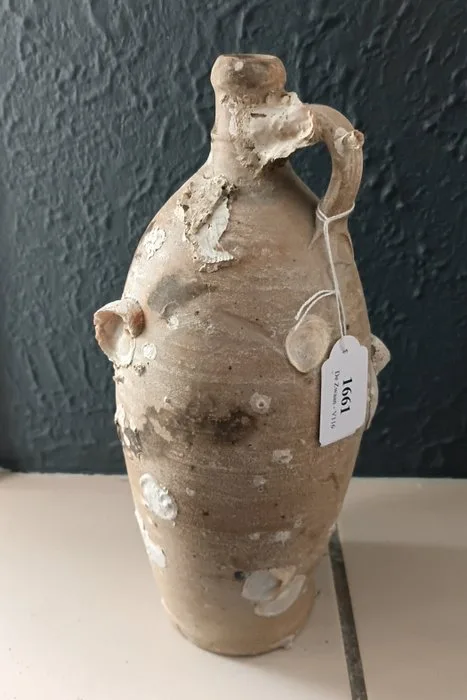French Stoneware Amphora - 28 cm