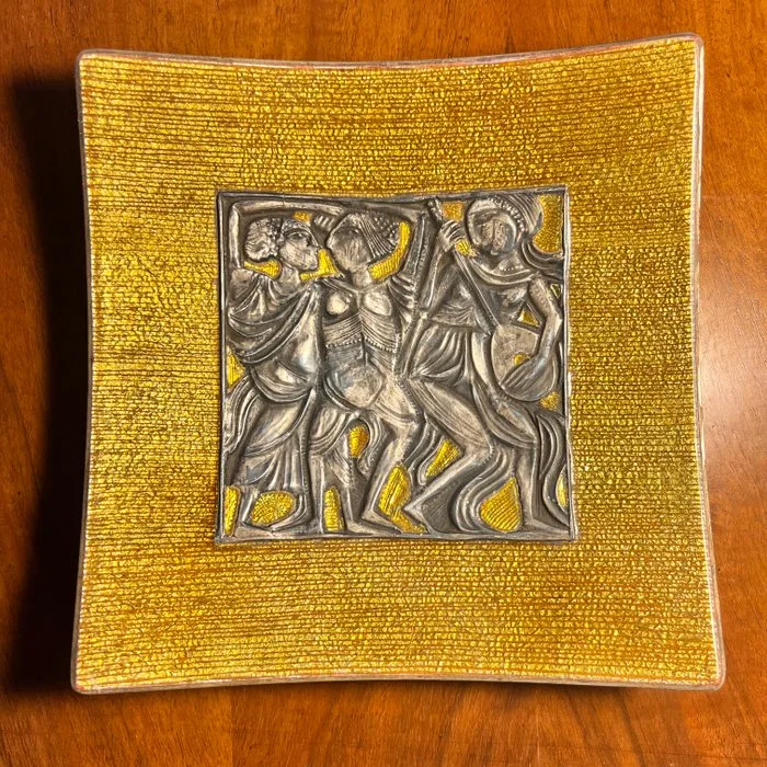 Studio Del Campo - Del Campo - Centrepiece - Enamelled copper, gold leaf