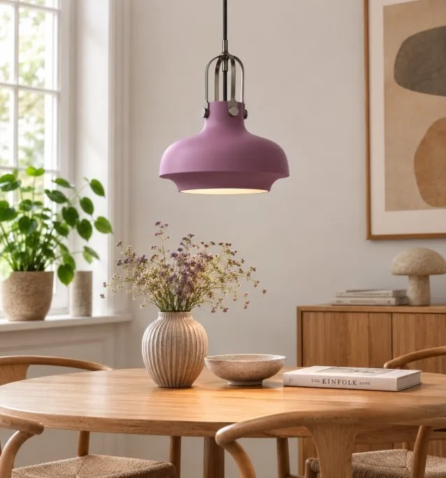 &Tradition - Peter Bundgaard Rützou and Signe Bindslev Henriksen - Pendant ceiling lamp (6) - Copenhagen SC6 Ø20 - Matt bordeaux - Metal - 6 items