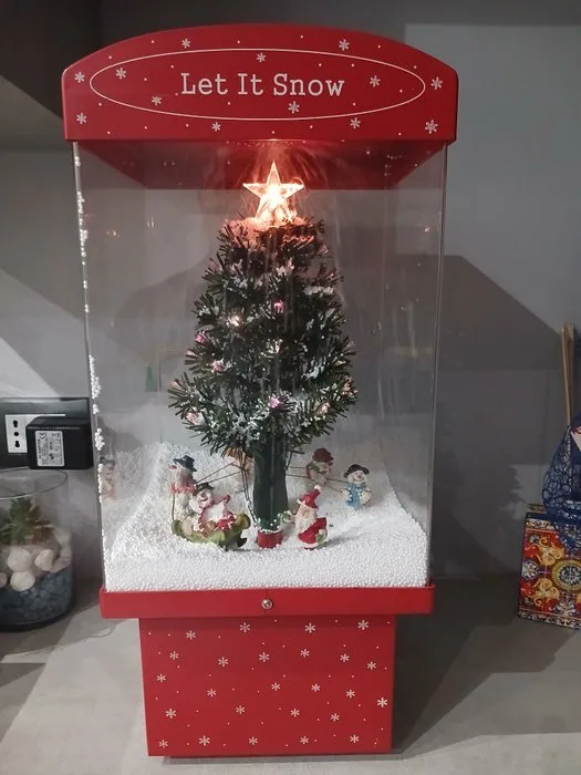 Esposizione natalizia luminosa e musicale - Christmas decoration - Plastic - Christmas Decor Let It Snow