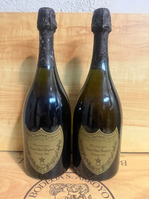 1995 Dom Pérignon - Champagne Brut - 2 Bottle (0.75L)