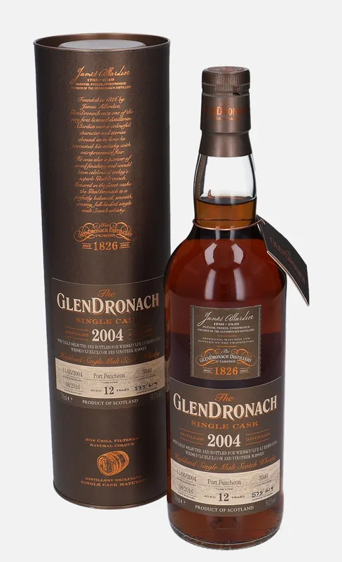 Glendronach – 2004 12 Year Old Single Cask (70cl, 55.1%)