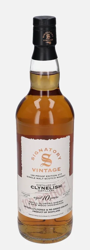 Clynelish – 2016 10 Year Old Signatory Vintage Scotch Whisky Co. 100 Proof Edition #77