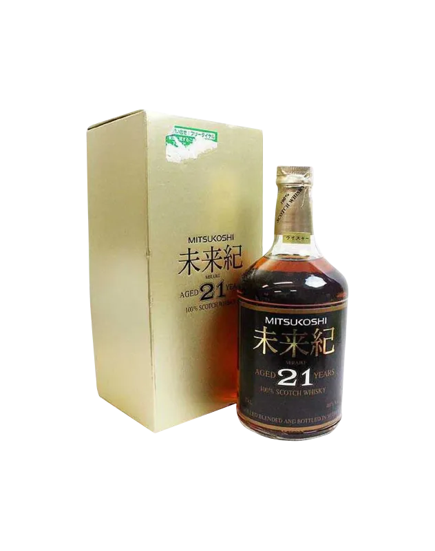 Mitsukoshi 21 Year Old Miraiki Scotch Whisky (70cl)