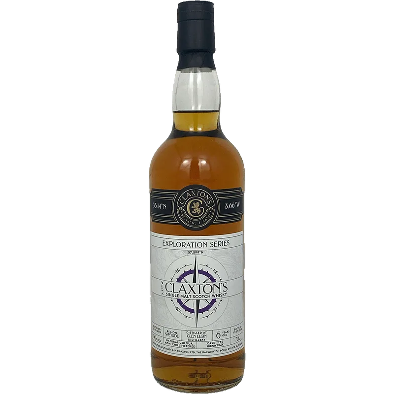 Glen Elgin – 6 Year Old Sherry Cask Claxton's Exploration Series 5th Release (70cl, 50%)