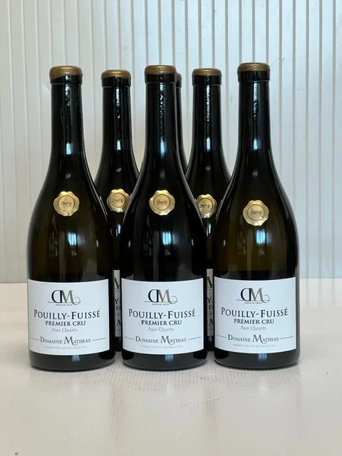 2024 Domaine Mathias- "Aux Quarts" - Pouilly Fuissé 1er Cru - 6 Bottles (0.75L)
