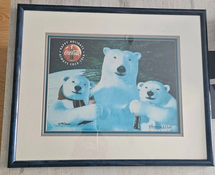 Ken Stewart - Coca-Cola - Polar Bear and Cubs - 1990s
