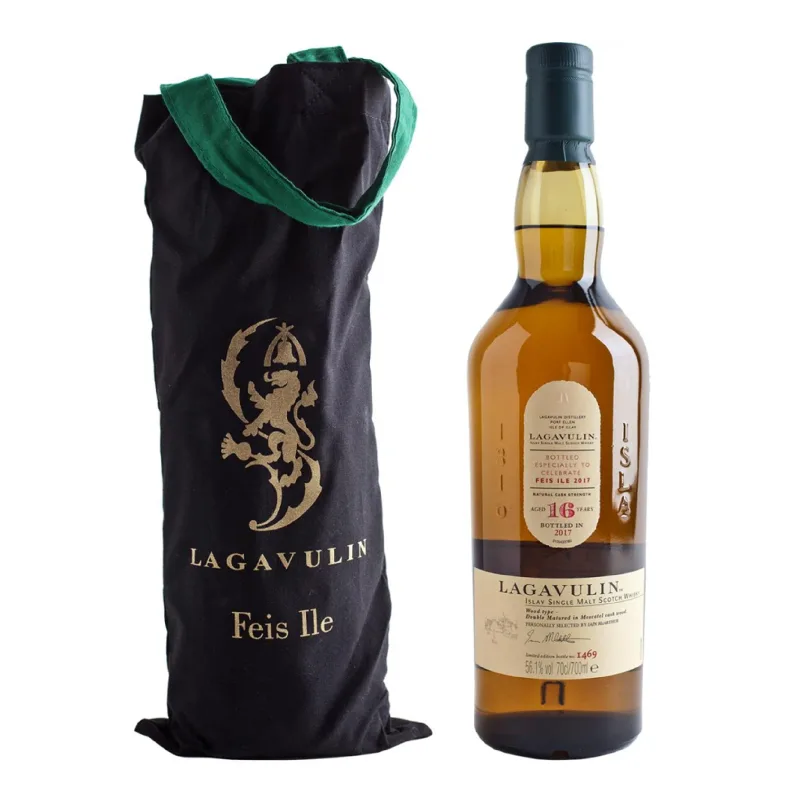 Lagavulin – 16 Year Old Feis Ile 2017 Double Matured Moscatel Cask Limited Edition (70cl, 56.1%)
