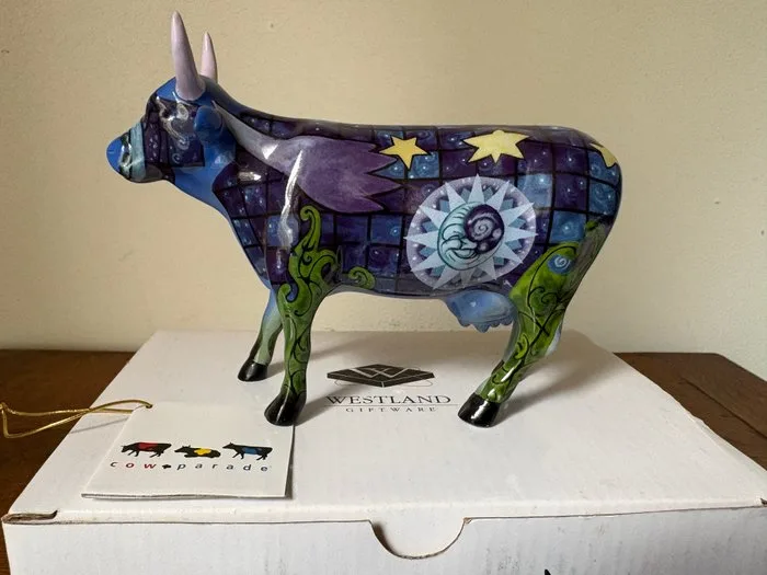 Figurine - Cow Parade. Cowparade. Infinity Cow. - Ceramic