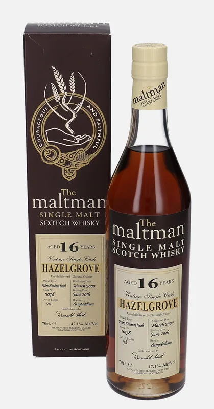 Springbank – Hazelgrove 2000 16 Year Old Meadowside Blending Co. The maltman