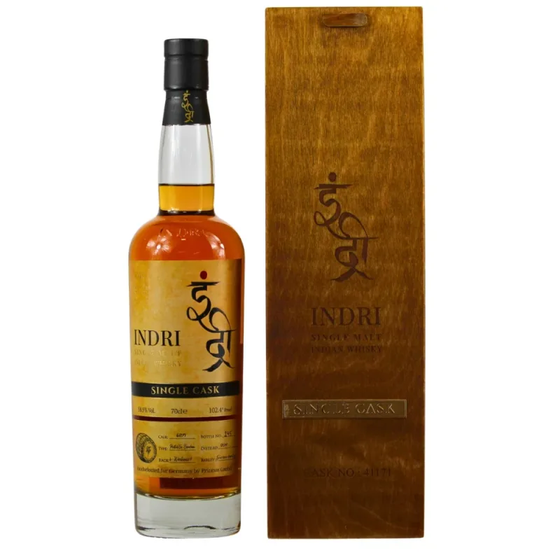 Indri Single Cask Peated Ex-Bourbon #41171