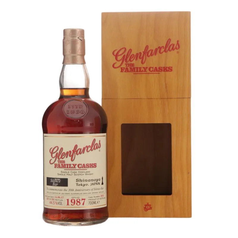 Glenfarclas – 1987 Single Cask #3813 - Silence Bar (70cl, 44.50%)
