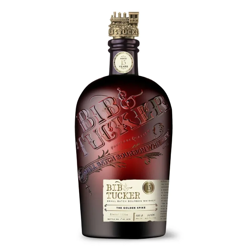 Bib & Tucker 15 Year Old The Golden Spike Limited Edition Small Batch Tennessee Straight Bourbon Whiskey (2024) (75cl, 57.5%)