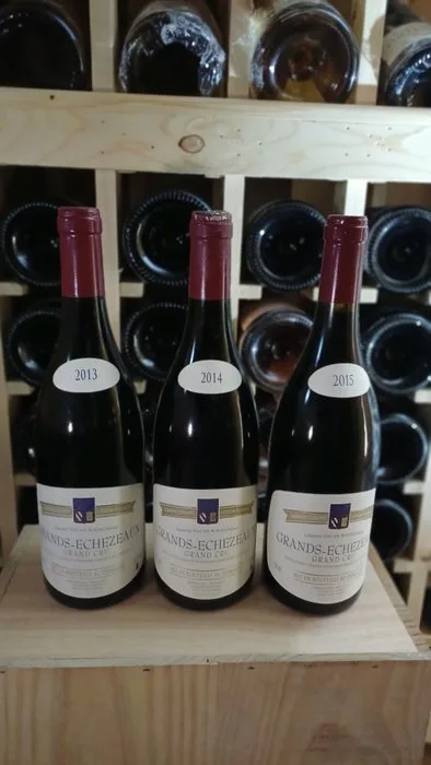 2013 2014 & 2015 Domaine Coquard-Loison-Fleurot - Grands Échezeaux Grand Cru - 3 Bottles (0.75L)