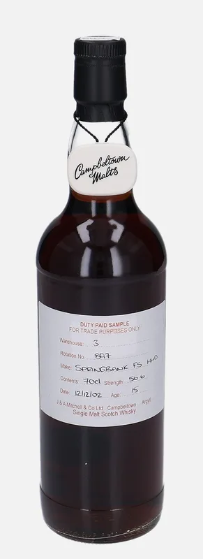 Springbank – 2002 15 Year Old (70cl, 56.6%)