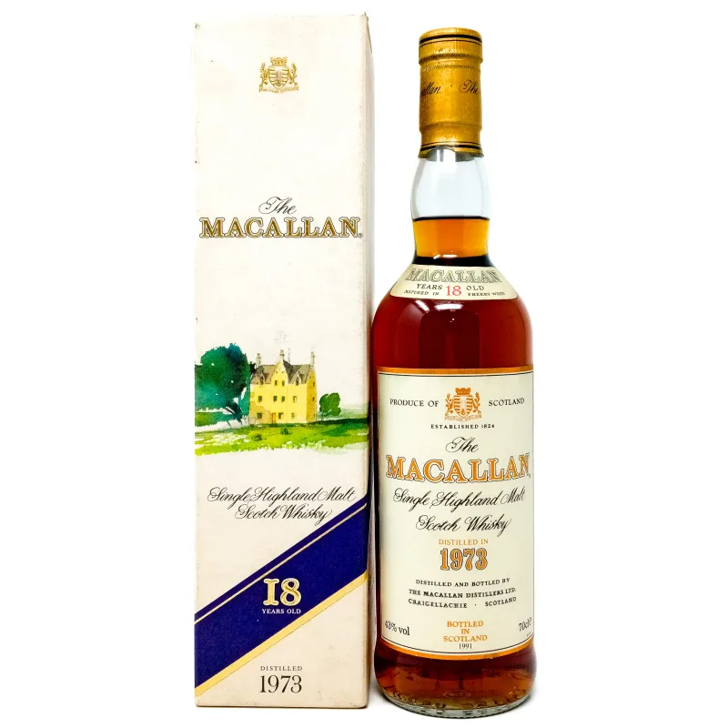 Macallan – 1973 18 Year Old Single Malt Scotch Whisky (70cl, 43%)