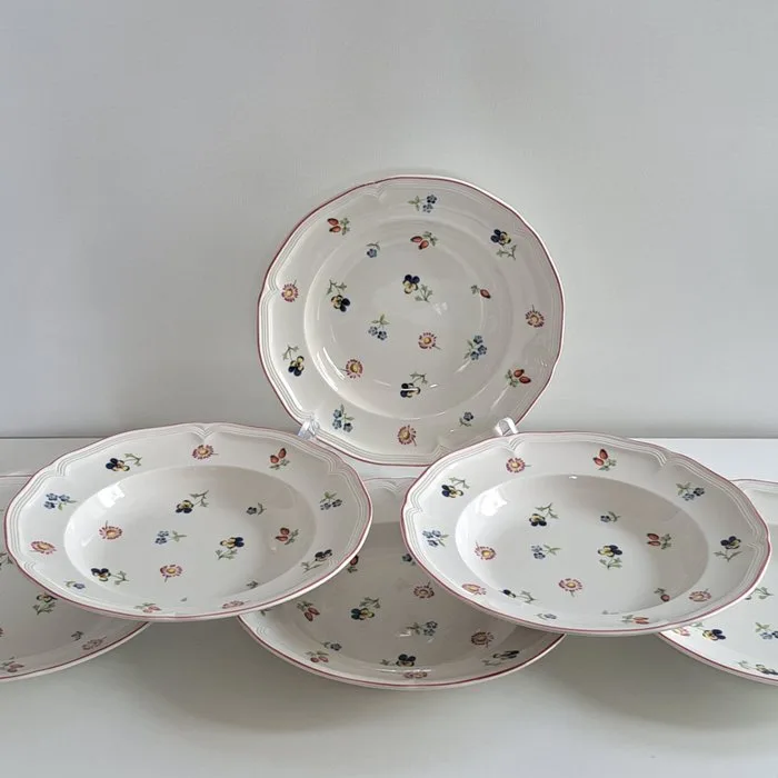 Villeroy & Boch - Dinner plate (6) - Petite Fleur - Vitro-Porcelain - Classic