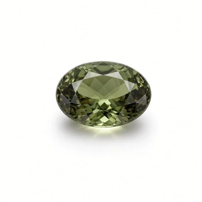 1 pcs Green, Brown, Pink Alexandrite - 1.57 ct - Swiss Gemmological Institute (SSEF) - Moderate color change