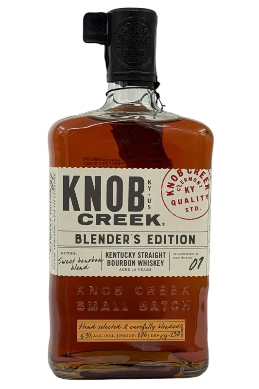 Knob Creek Blender's Edition 01 10 Year Old Kentucky Straight Bourbon Whiskey