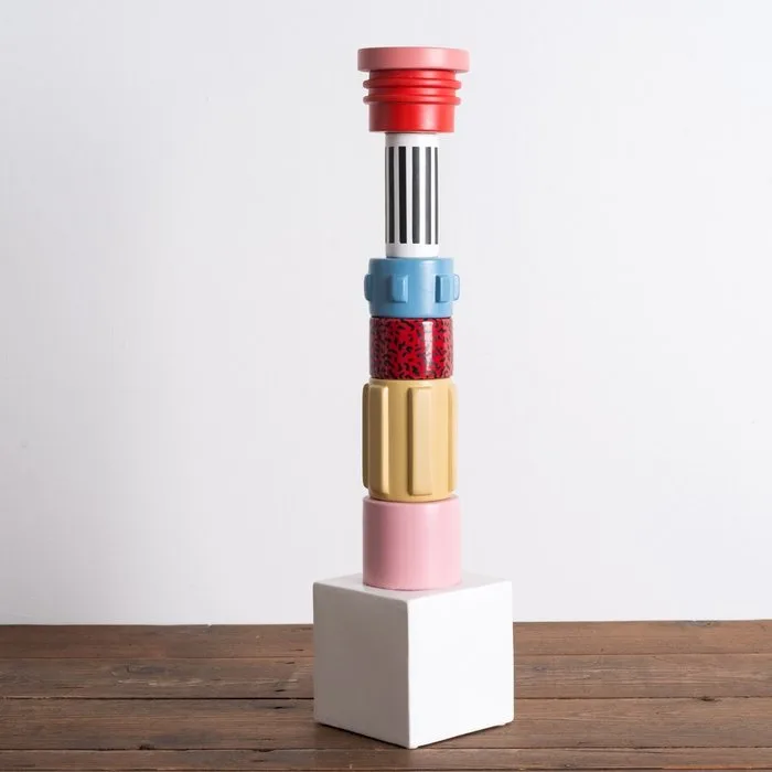 Gio Schiano - Sculpture, LIMITED EDITION - Drab Days and Coloured Minds - 50 cm - Ceramic