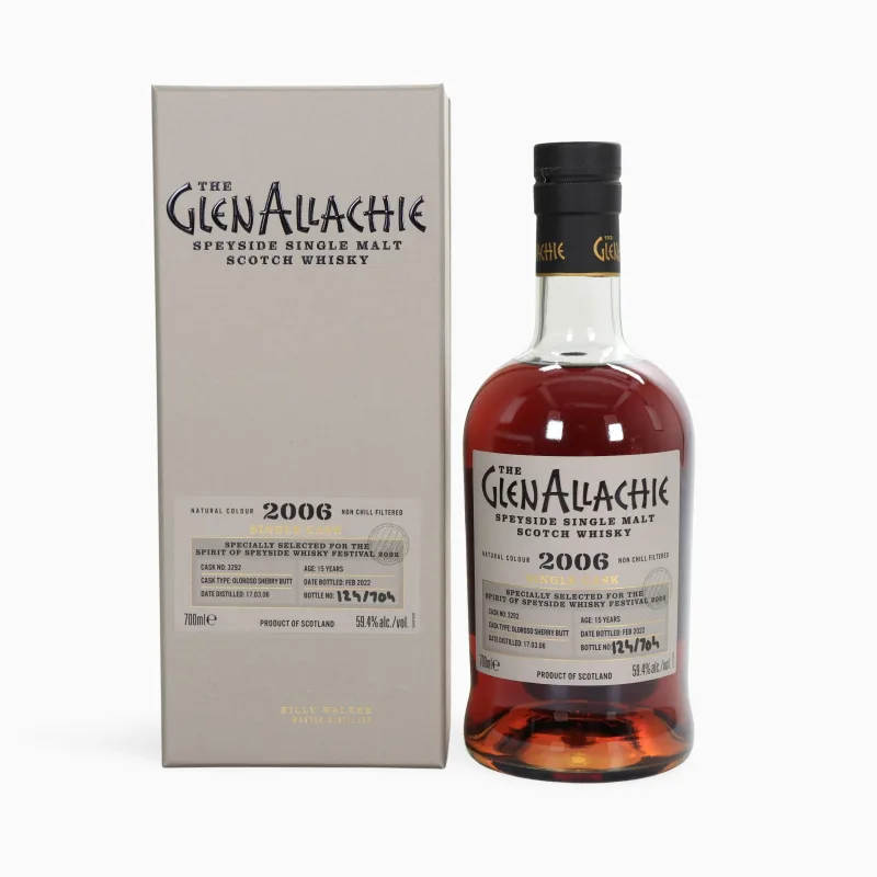 Glenallachie – 15 Year Old (2006) Single Cask #3292 (Spirit of Speyside Whisky Festival 2022)