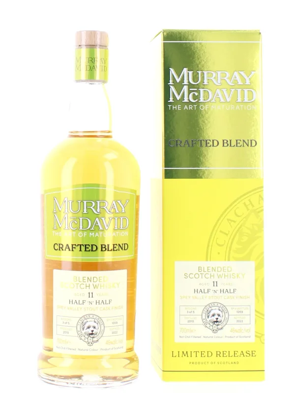 Murray McDavid Half 'n' Half 11 Year Old 2010 Blended Scotch Whisky (70cl, 46%)