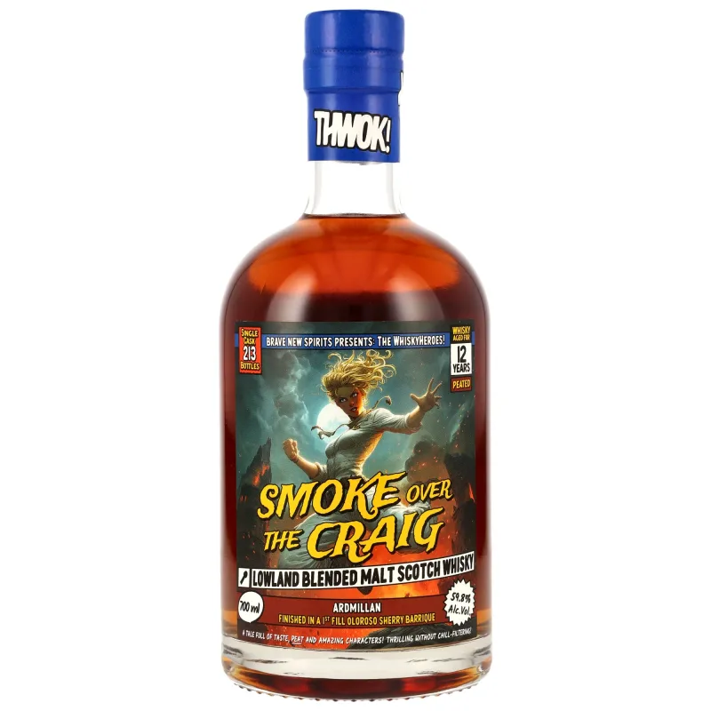 Ardmillan – 12 Year Old Whiskyheroes: Smoke Over The Craig (70cl)