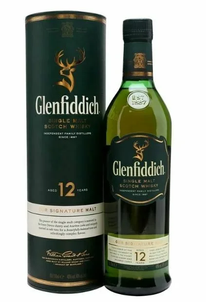 Glenfiddich – 12 Year Old Single Malt Whisky (70cl, 40%)