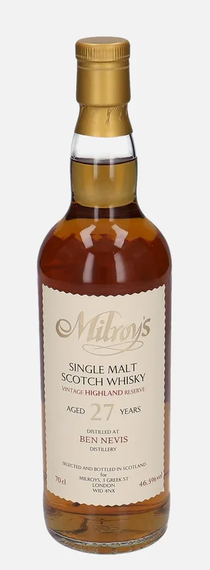 Ben Nevis – 1996 27 Year Old Milroy’s