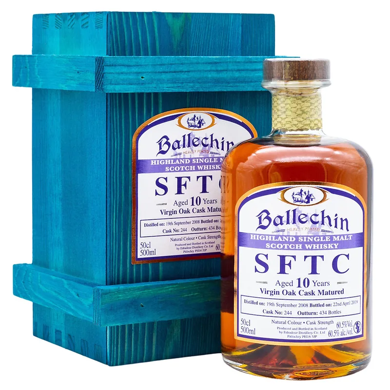 Ballechin 10 Year Old 2008/2019 Straight from the Cask 244 (50cl, 60.5%)