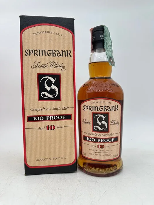 Springbank 10 years old 100 Proof - b. early 2000s - 70cl
