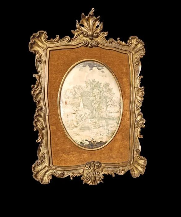 Stile Luigi XV, 35 cm - Frame - Metal