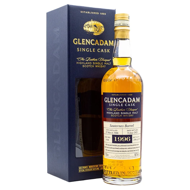 Glencadam – Aged 25 Years 1996/2021 Highland Single Malt Scotch Whisky (70cl)