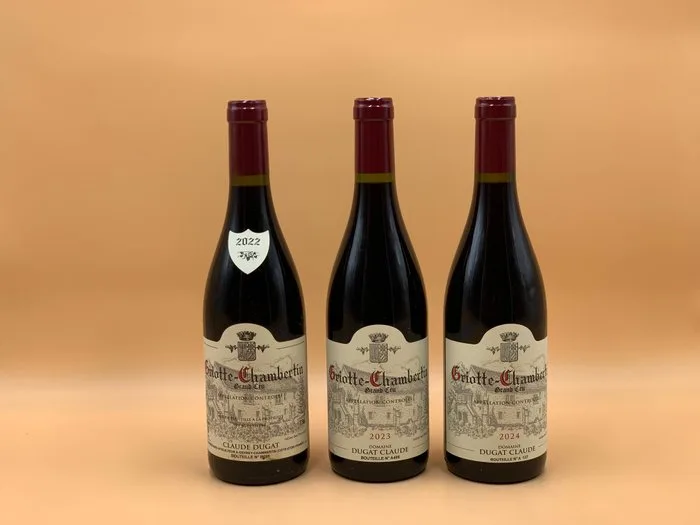 2022, 2023 & 2024 Claude Dugat, Griotte-Chambertin - Burgundy Grand Cru - 3 Bottles (0.75L)