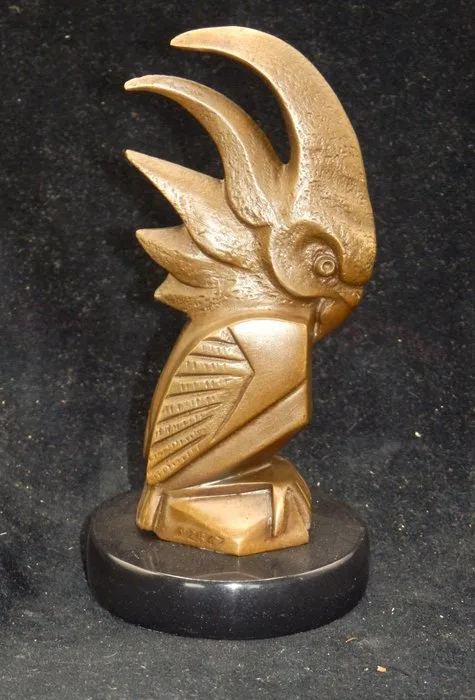 Car mascot - Auto Car Mascotte ornament Kaketoe After Gaston H. Bourcart - Car Mascotte - After 2000