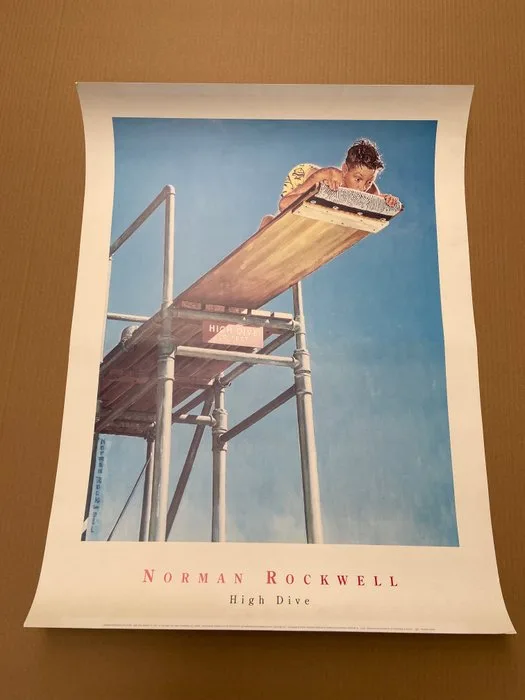 Norman Rockwell - Curtis Publishing Co. - High Dive - 2000s