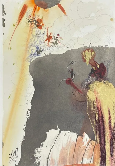 Salvador Dali (1904-1989) - De Petra exivit aqua
