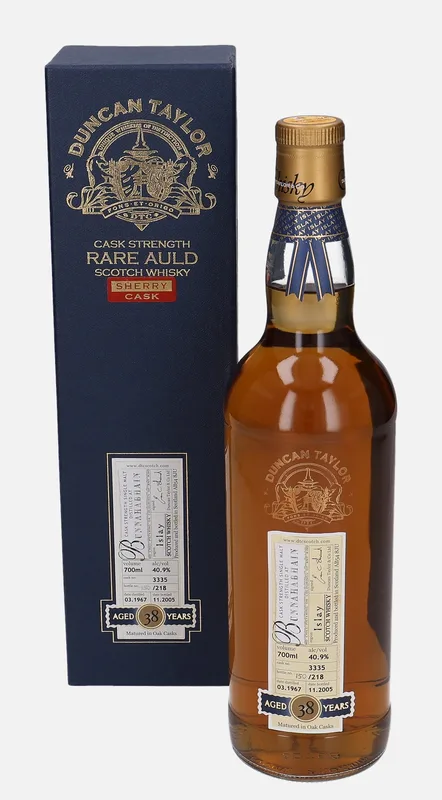 Bunnahabhain – 1967 38 Year Old Duncan Taylor Rare Auld (70cl, 40.9%)