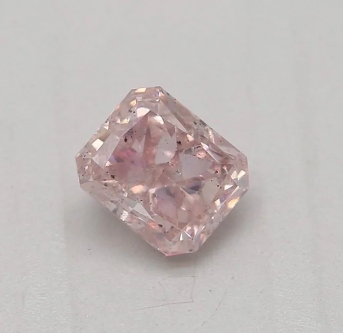 1 pcs Diamond (Natural coloured) - 0.31 ct - Radiant - Fancy Brownish Pink - SI2 - Gemological Institute of America (GIA) - Fancy Brownish Pink GIA