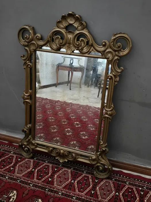 Wall mirror - Wood, Glass